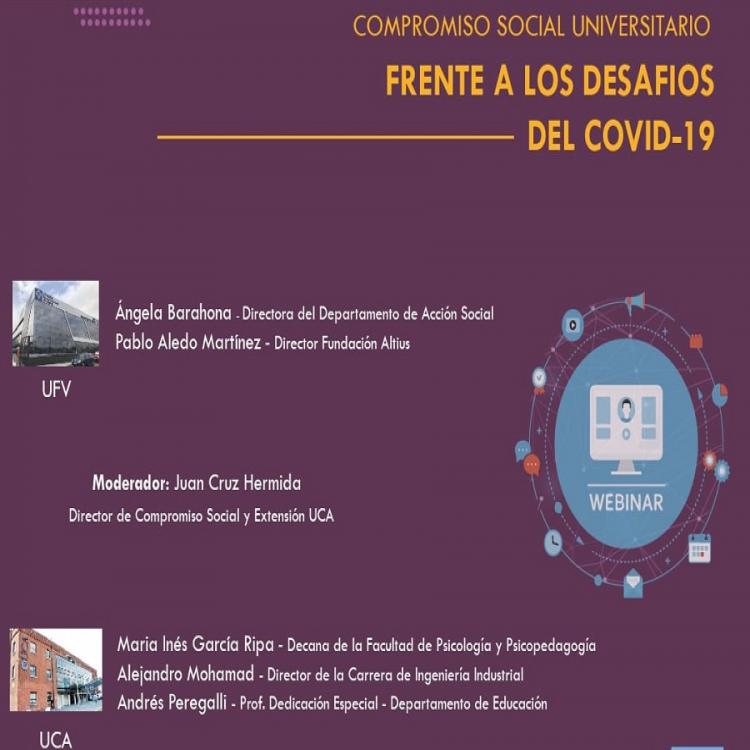 Compromiso social universitario frente a los desafíos del Covid-19