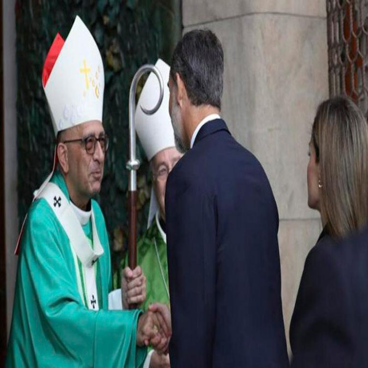 El rey de España agradeció a la Iglesia su servicio durante la pandemia