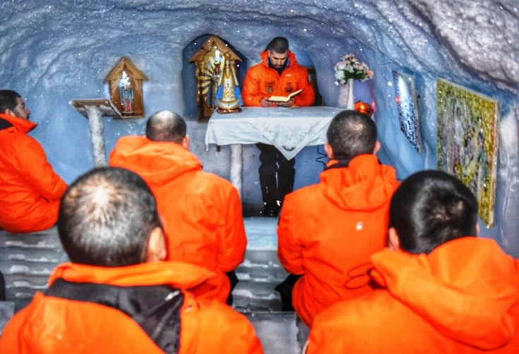 La Virgen de Itatí fue homenajeada en la Antártida