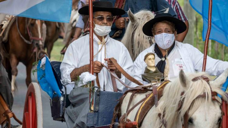 Las agrupaciones gauchas honraron a Fray Mamerto Esquiú