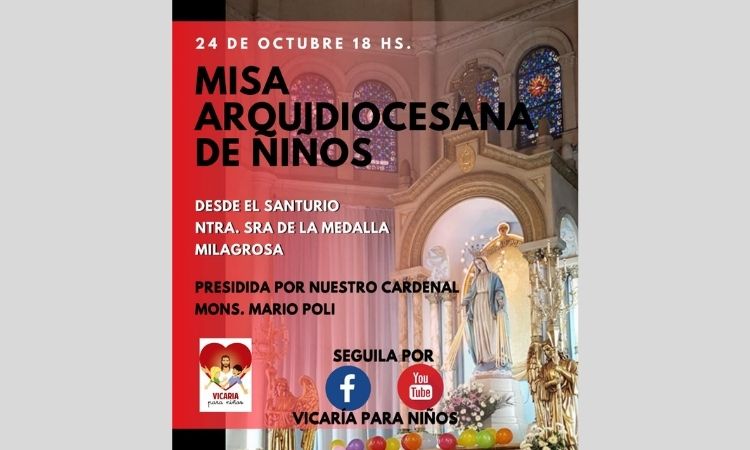 Los niños de Buenos Aires dicen "Jesús, en vos confiamos"