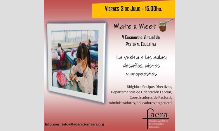 Mate x Meet de Faera sobre propuestas para "la vuelta a las aulas"