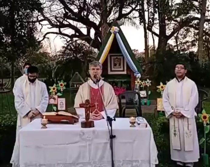 Mons. Montini llamó a hacer realidad el sueño de Jesús