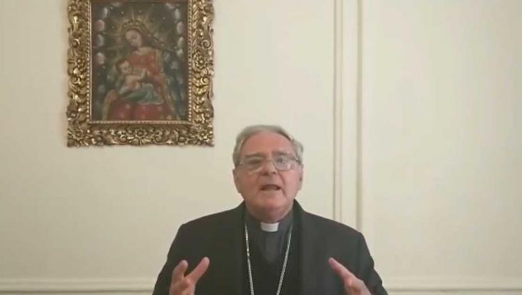 Mons. Ojea: "El Señor viene en este momento de oscuridad y confusión"