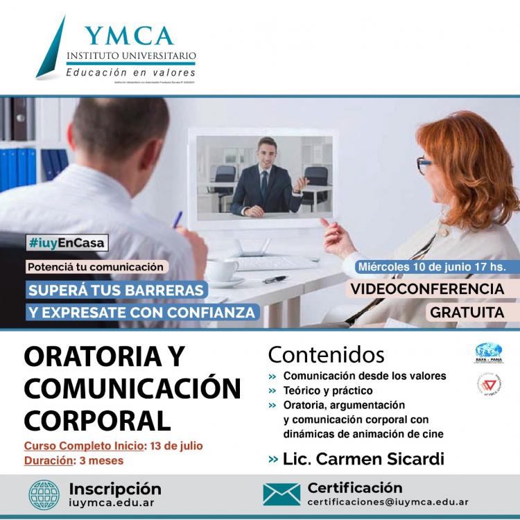 Presentan un Curso de Oratoria y Comunicación Corporal