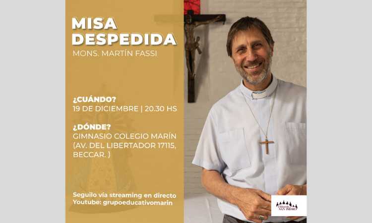 San Isidro despide a Mons. Martín Fassi