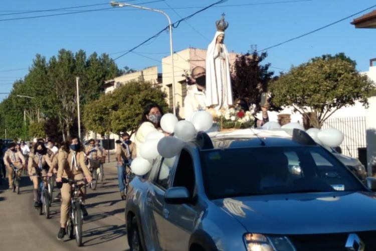 Tercer aniversario del santuario nuevejuliense de Fátima