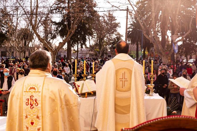 Villa Mercedes: Piden a San Roque el fin de la pandemia