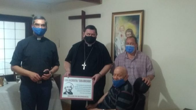 Bendición de la casa sacerdotal "Cura Brochero" en Villa Ocampo