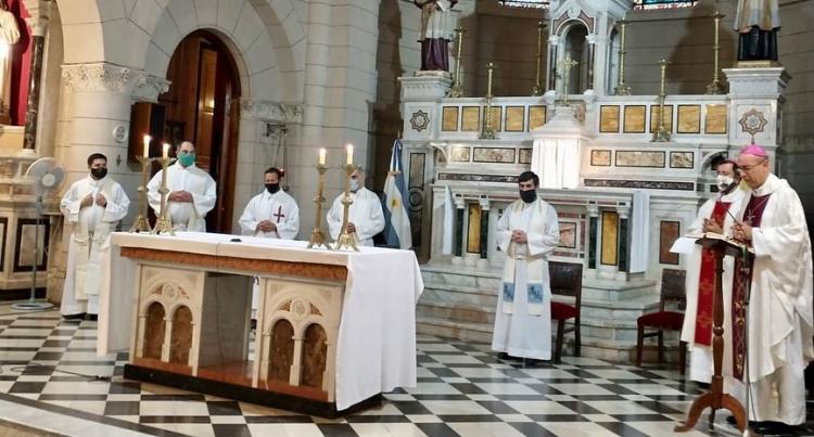 Bienvenida a los cinco jóvenes ingresantes al Seminario San José de La Plata