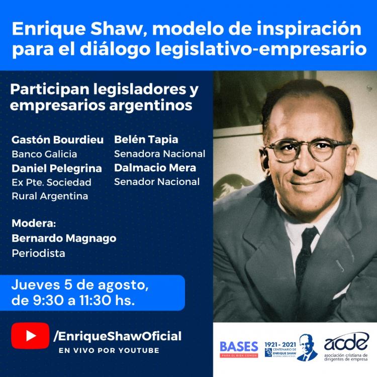 Charla virtual y misa en memoria del venerable Enrique Shaw