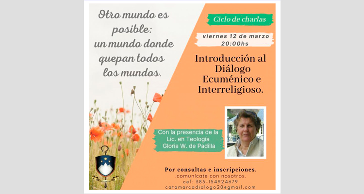 Ciclo de charlas sobre Diálogo Ecuménico e Interreligioso