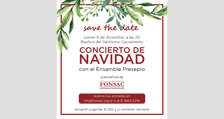 Concierto de Navidad en la basílica del Santísimo Sacramento