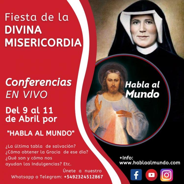 Conferencias preparatorias para la fiesta de la Misericordia Divina