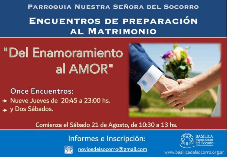 Curso para novios en una parroquia porteña