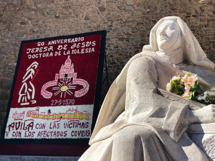 El Papa exaltó la figura de Santa Teresa de Jesús: "Una mujer excepcional"