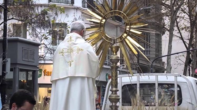 Fiesta del Corpus Christi virtual en Buenos Aires