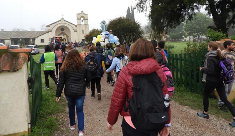 La diócesis de Nueve de Julio peregrinó al monasterio de Los Toldos