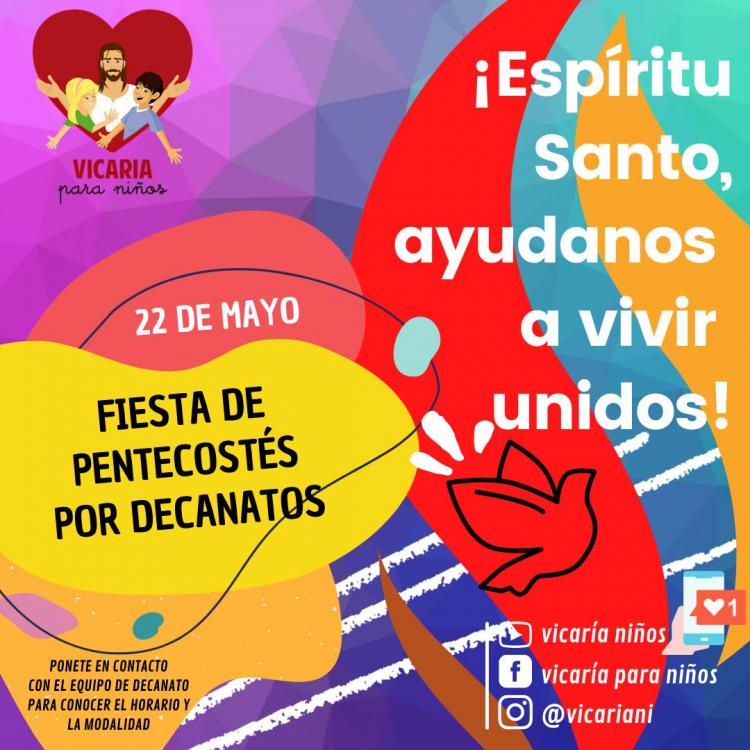 La Vicaría de Niños porteña prepara la Fiesta de Pentecostés