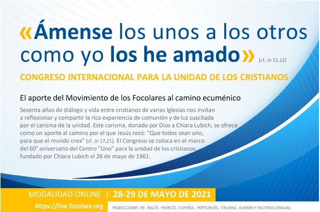 Los focolares convocan al Congreso Internacional por la Unidad de los Cristianos