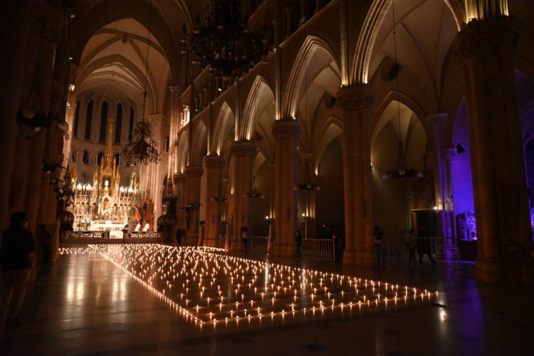 Misa en Luján por los fallecidos: Que la Virgen los lleve de la mano al Cielo