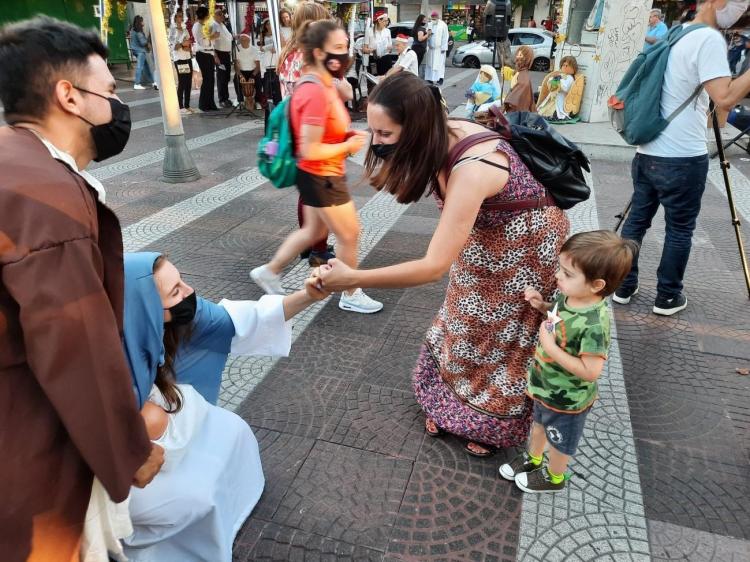 Misión de Navidad en el barrio porteño de Caballito