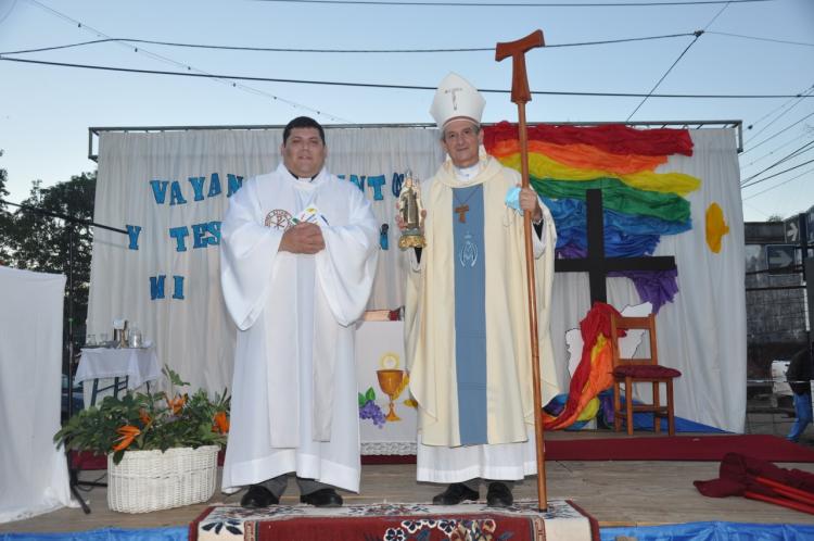 Mons. Canecín pidió a la Virgen del Carmen que nos ayude a caminar juntos