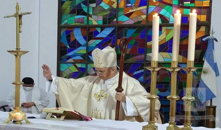 Mons. Olivera pidió a la Virgen que sostenga a los castrenses en este tiempo particular