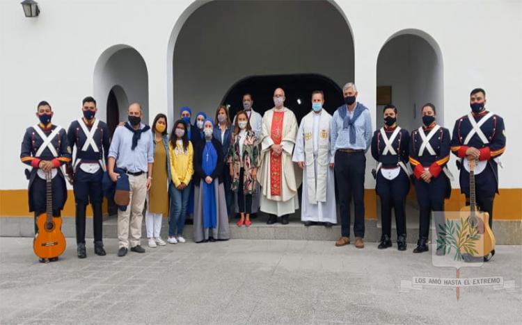 Mons. Olivera presidió la misa de reapertura de la capilla Ntra. Sra. de la Esperanza