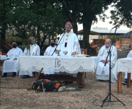 Mons. Scheinig pidió a San José que no falte el trabajo en las familias