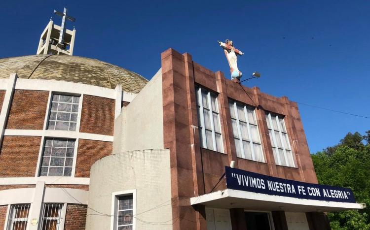 Peregrinación al santuario del Sagrado Corazón de Jesús en San Justo