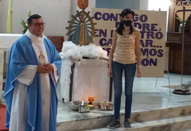 Peregrinación mariana por los 90 años de la Acción Católica de Concordia