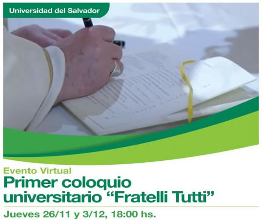 Primer coloquio universitario Fratelli tutti