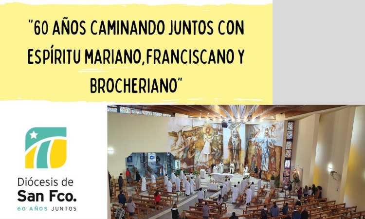 San Francisco "60 años caminando juntos con espíritu mariano, franciscano y brocheriano"