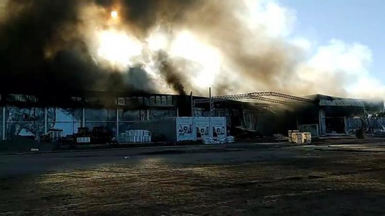 Solidaridad de la Iglesia nuevejuliense ante el incendio de una fábrica de lácteos