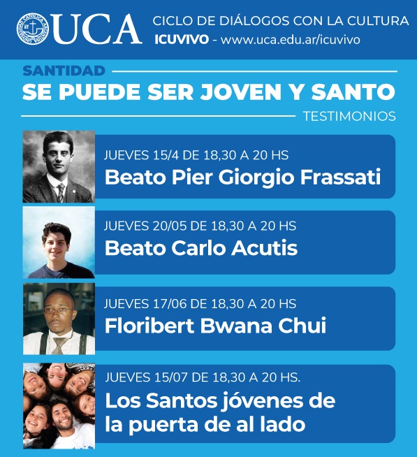 UCA: El ciclo sobre santidad, especialmente orientado a jóvenes