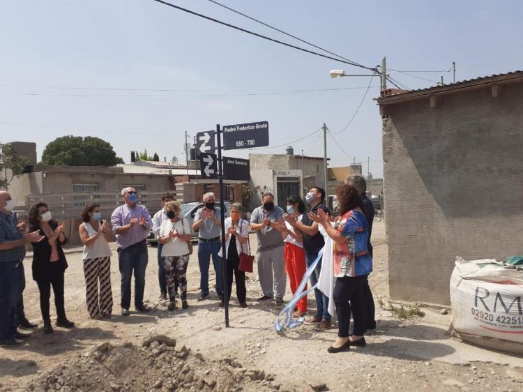 Viedma dedicó una calle al padre Grote, fundador de los Círculos Católicos de Obreros