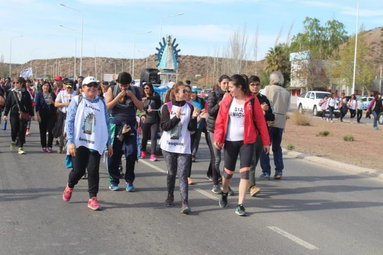 42° peregrinación al santuario de la Virgen de Luján en Centenario