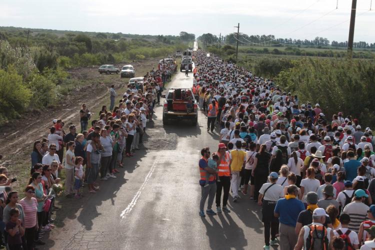 Edición 45°de la peregrinación al santuario mariano de Federación