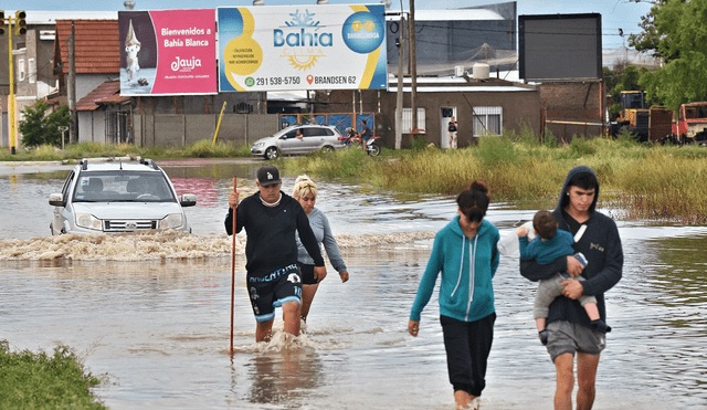 Bahía Blanca: Cáritas pide colaborar con las familias afectadas por el temporal