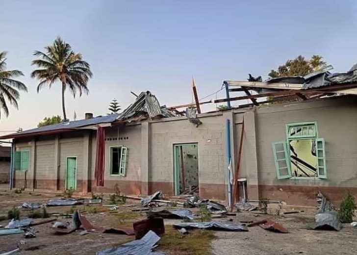 Bombardean una iglesia dedicada a la Virgen de Fátima en Myanmar