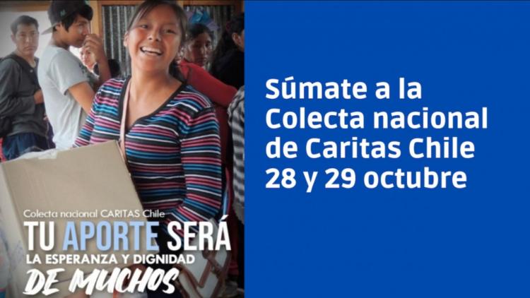 Cáritas Chile invita a apoyar su colecta nacional