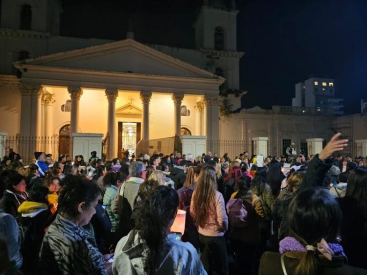 Caso Loan: aclaran que personas con 'hábito azul' no pertenecen a la Iglesia