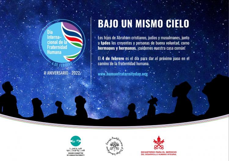 Celebrarán mañana la II Jornada Internacional de la Fraternidad Humana