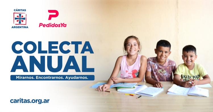 Colecta Anual de Cáritas: PedidosYa se suma a la campaña solidaria