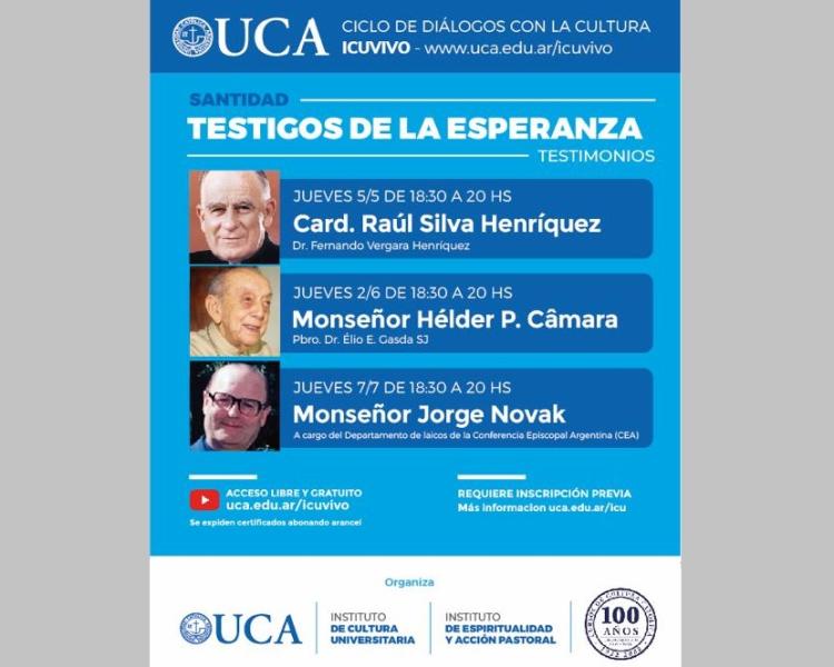 Cuarta edición del ciclo "Santidad: Testigos de la esperanza"