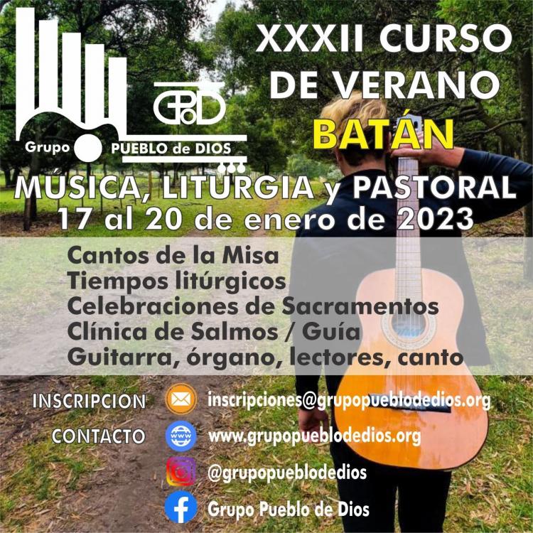 Curso de Música, Liturgia y Pastoral en Batán