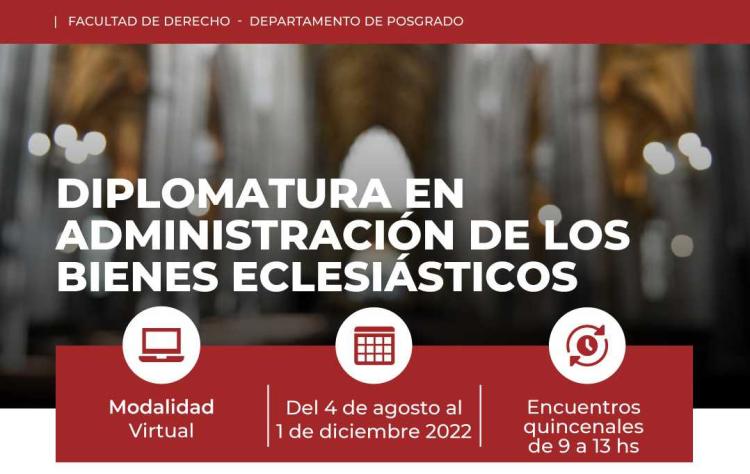 UCA: Diplomatura en Administración de los Bienes Eclesiásticos