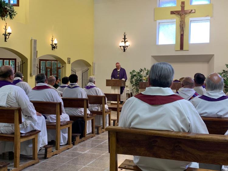 El clero de Mar del Plata vivió una jornada de espiritualidad cuaresmal