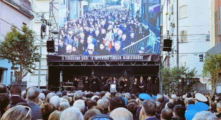 El Episcopado presente en el acto por los 30 años del atentado contra la AMIA